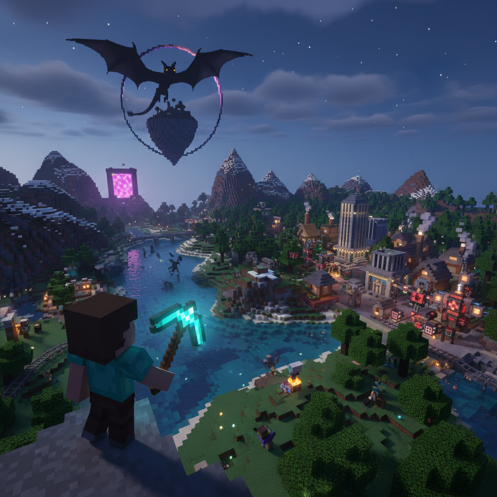 Blockscape Realms - Jabali AI Poster