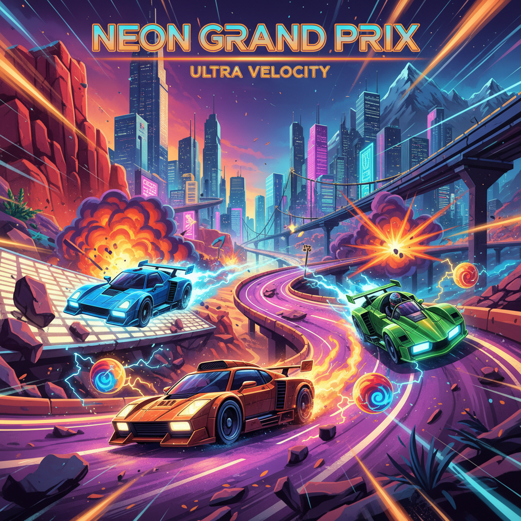 Neon Apex: Turbo Havoc - 3D Racing by Jabali AI