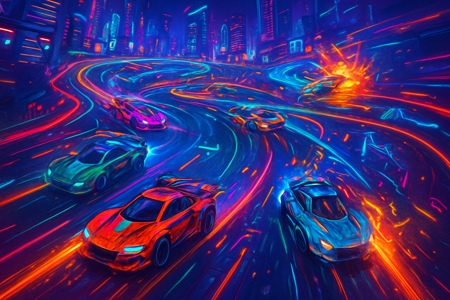 Neon Circuit Rivals - 3D Racing by Jabali AI