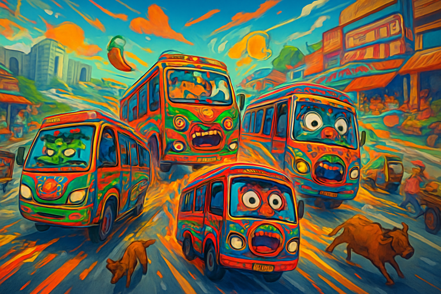 Dhaka Bus Mayhem - 3D Racing by Jabali AI