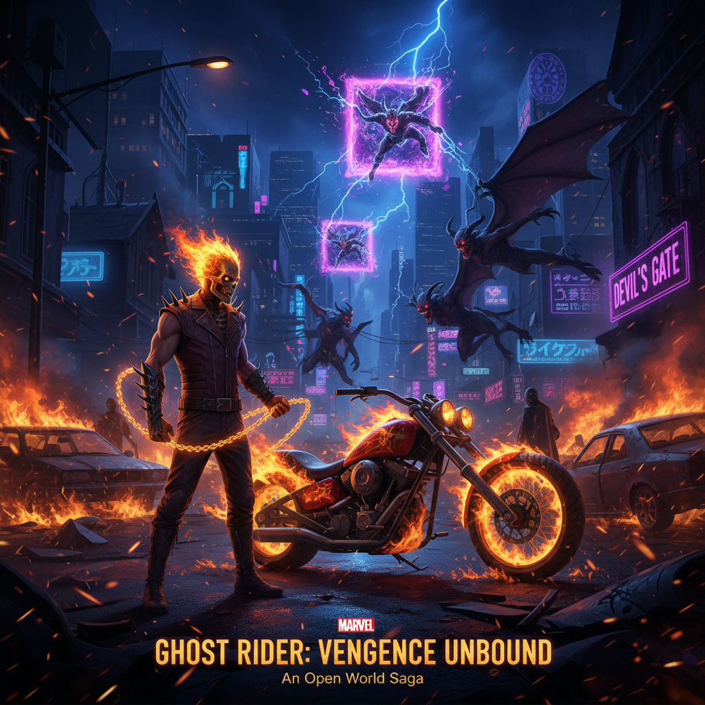 Ghost Rider: City of Vengeance - 3D Open World by Jabali AI