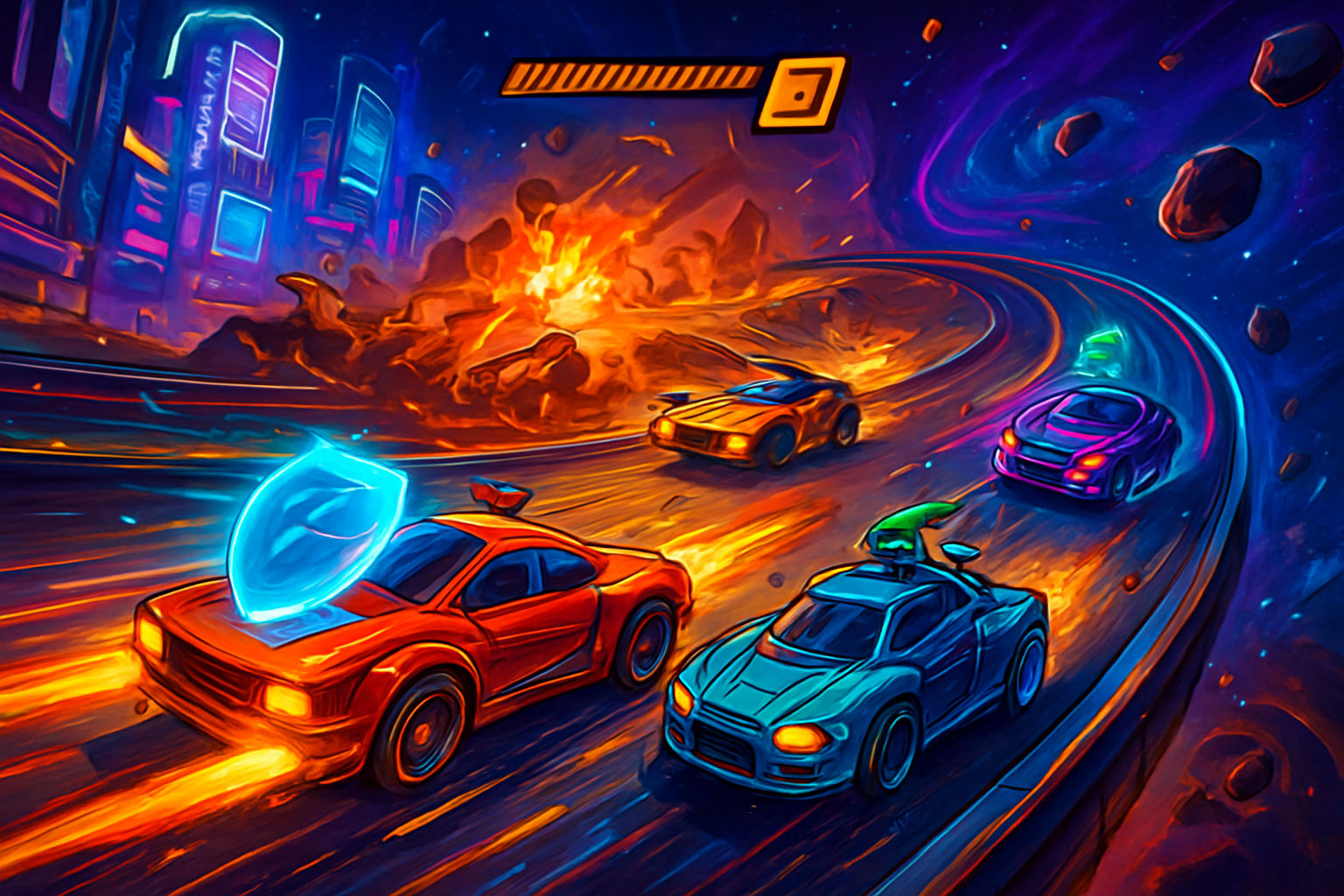 Neon Velocity Arena - 3D Racing by Jabali AI