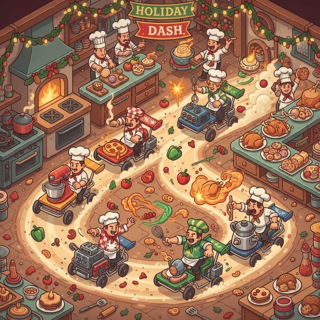 Kitchen Kart Kombat - 3D Racing by Jabali AI