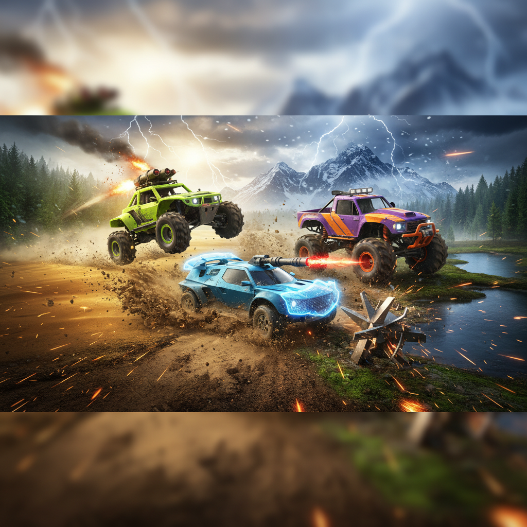 Rally Rampage: Wild Combat - 3D Racing by Jabali AI