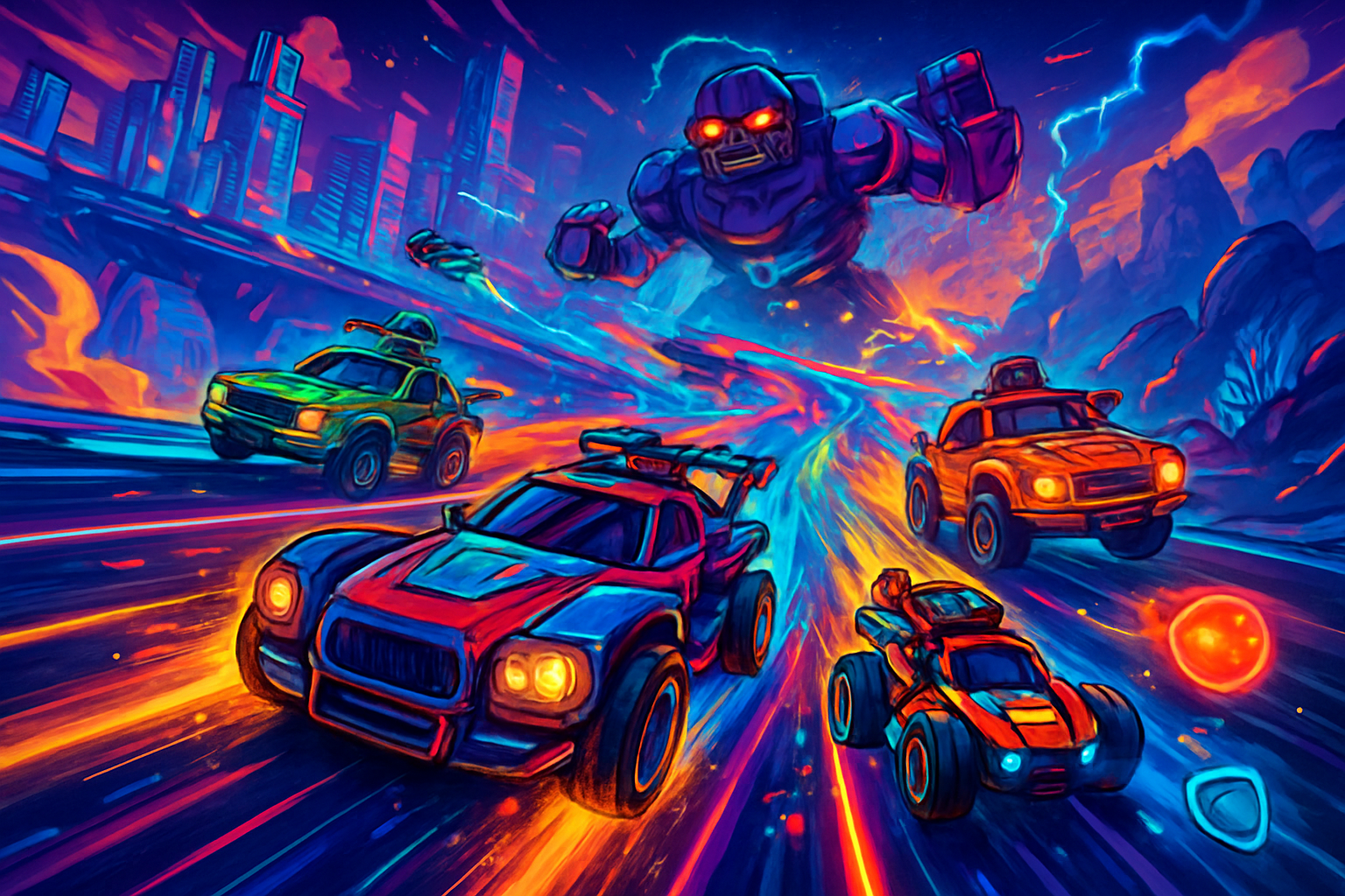 Co-Drive: Neon Uprising - 3D Racing by Jabali AI