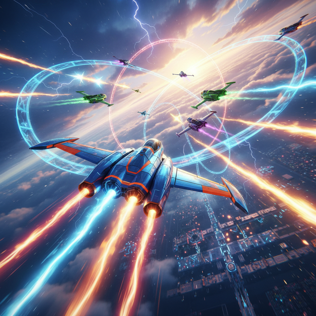 Sky Circuit Rivals - Jabali AI Poster