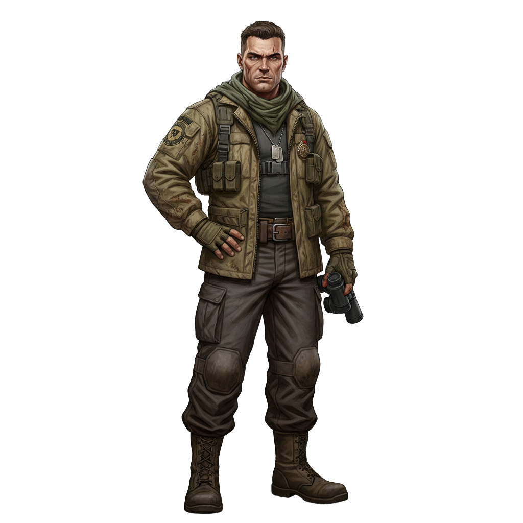 Captain Alek Vronsky - Jabali AI Poster