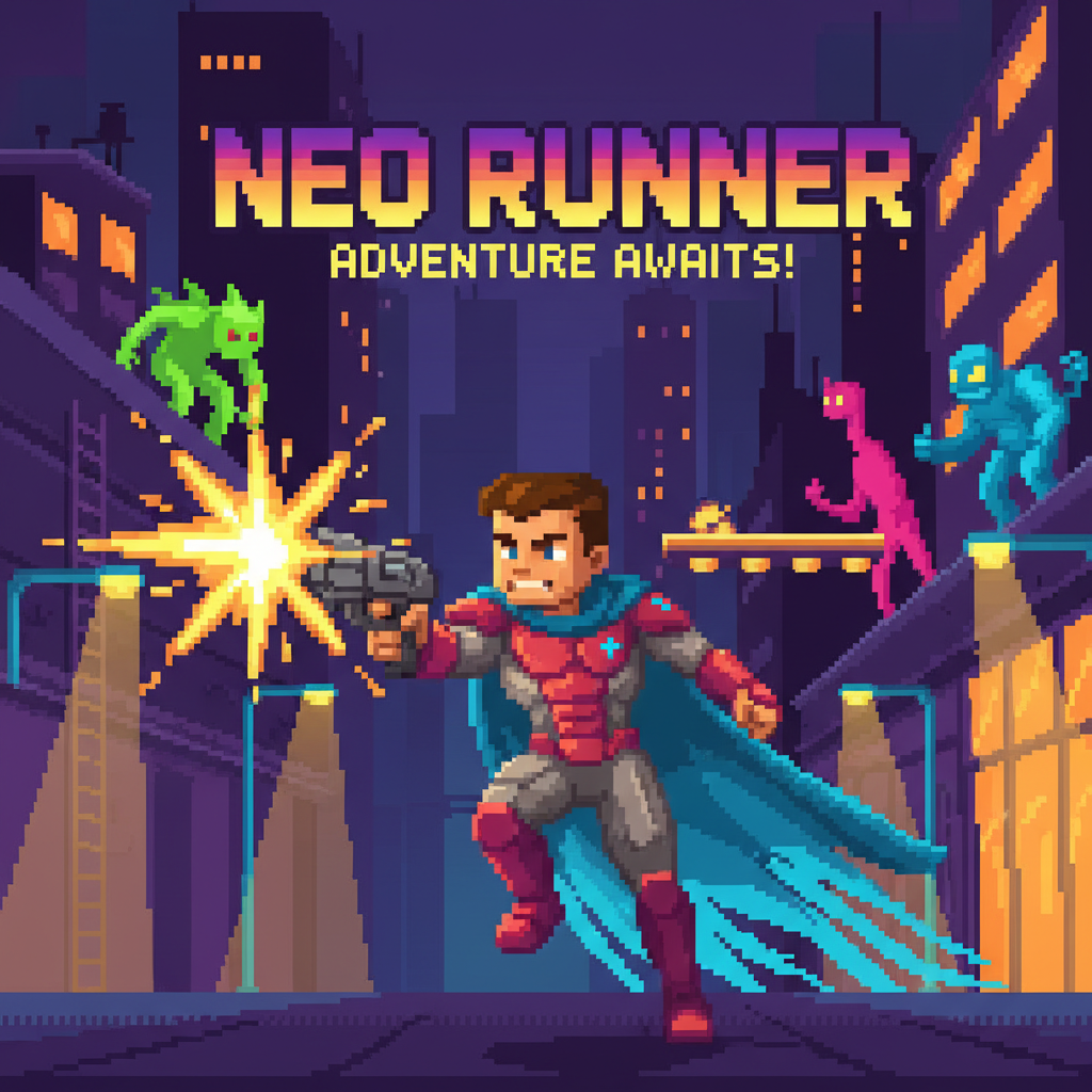 Pixel Blaster Sprint - Directional Shooter by Jabali AI