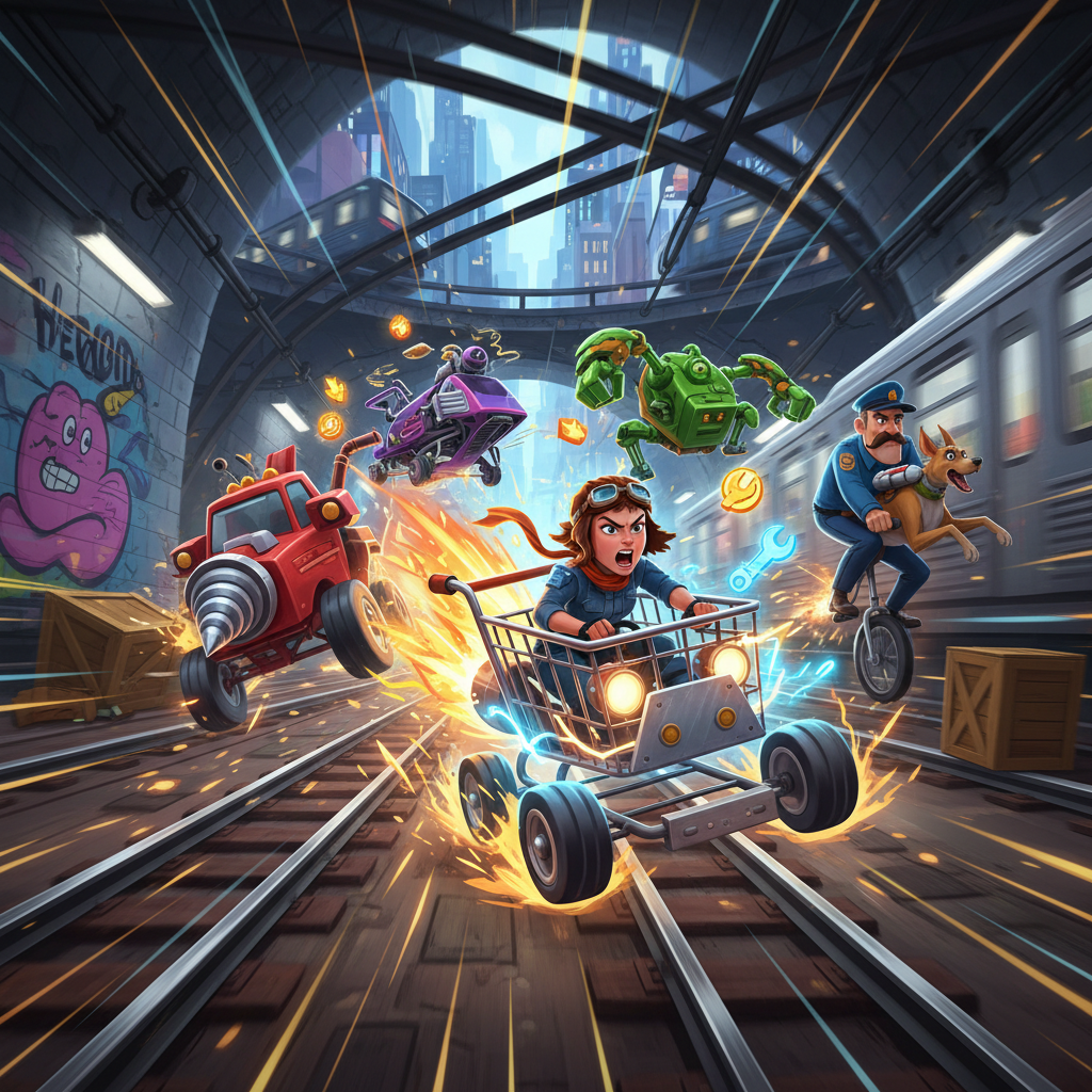 Subway Rush Rivals - 3D Racing by Jabali AI