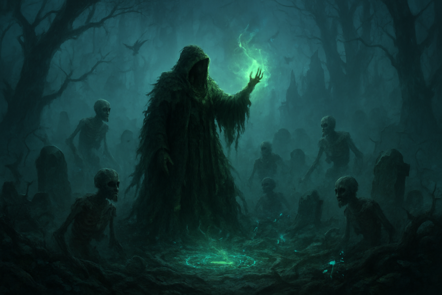 Verdant Requiem: Necromancer's Ascendancy - Monster Chase by Jabali AI
