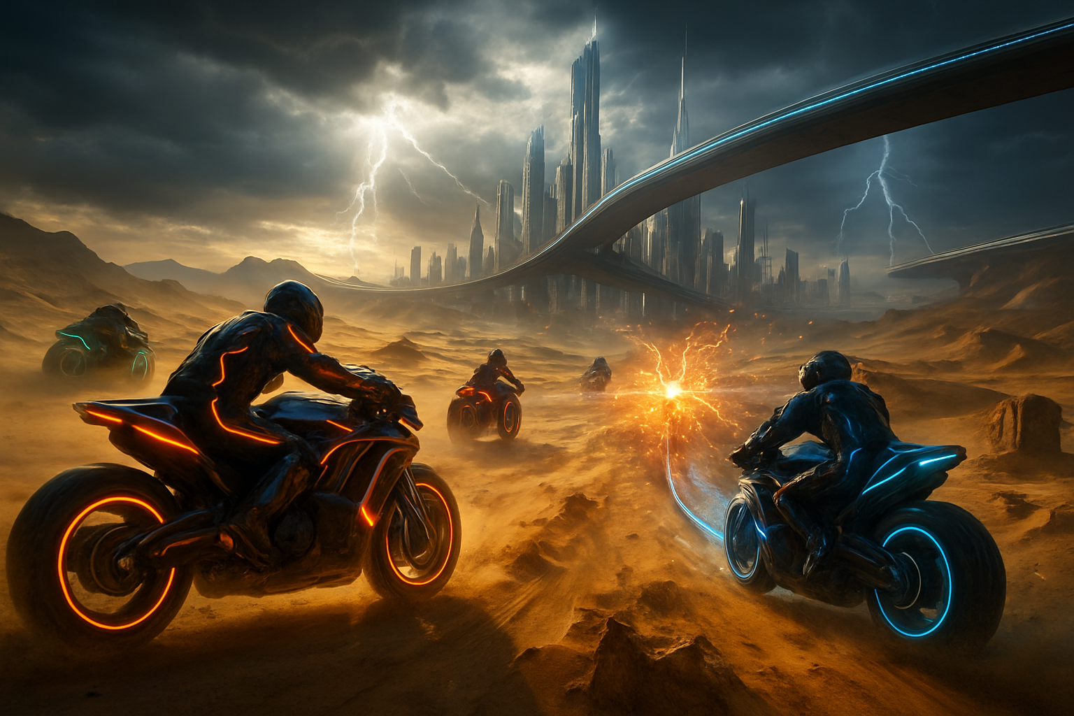 Skyline Sandstorm Racers - 3D Racing by Jabali AI