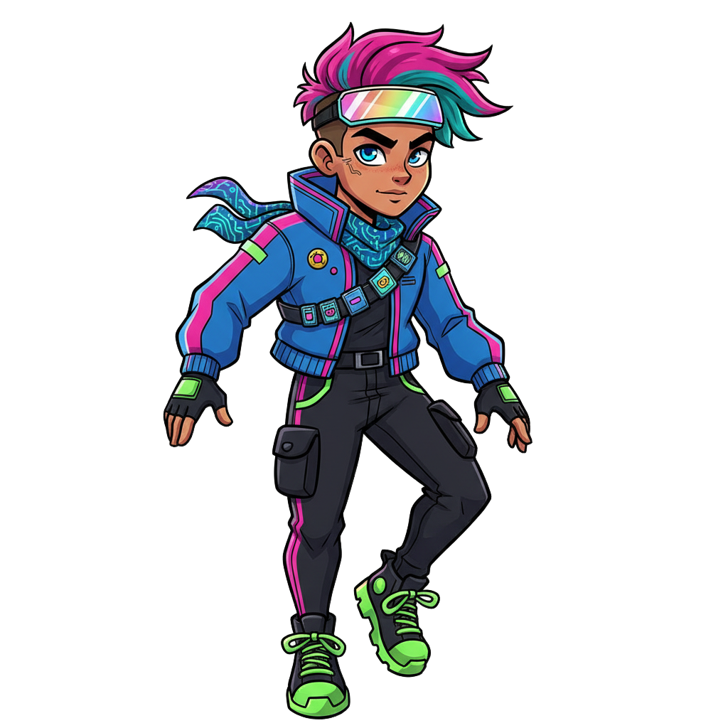 Jett Neon - Jabali AI Poster