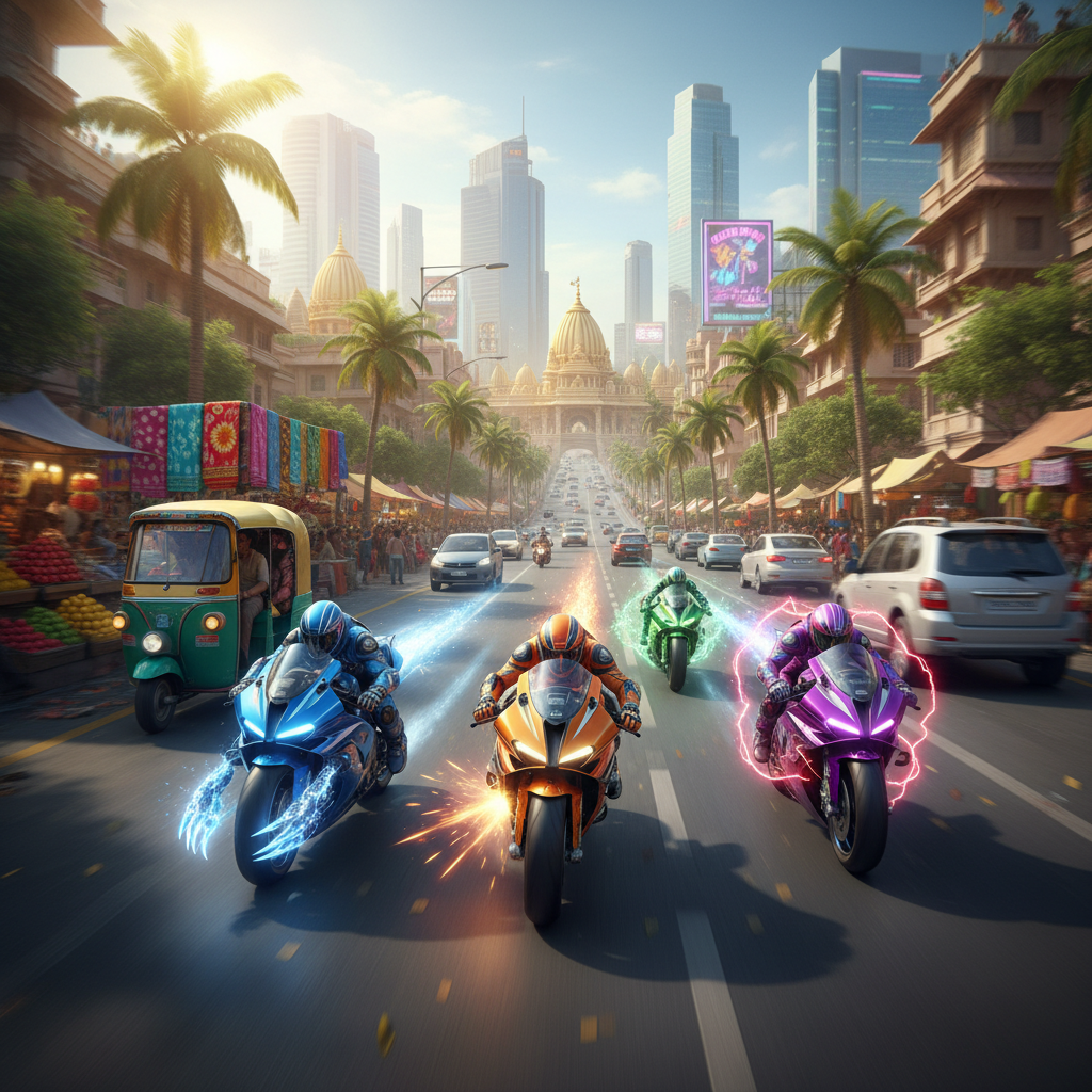 Race & Rampage: India Streets - 3D Racing by Jabali AI