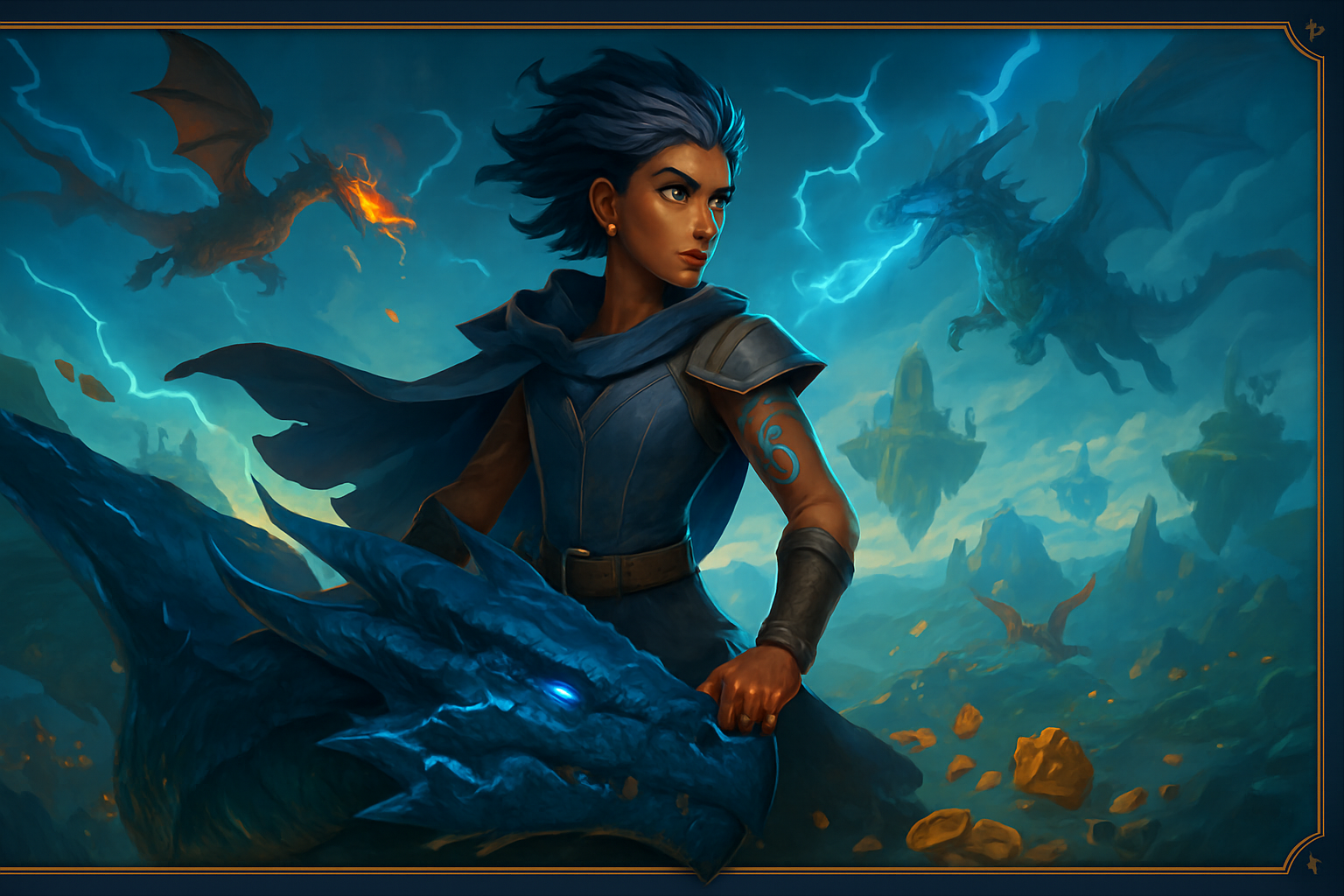 Kaelith Stormwing - 3D Character Simulation by Jabali AI