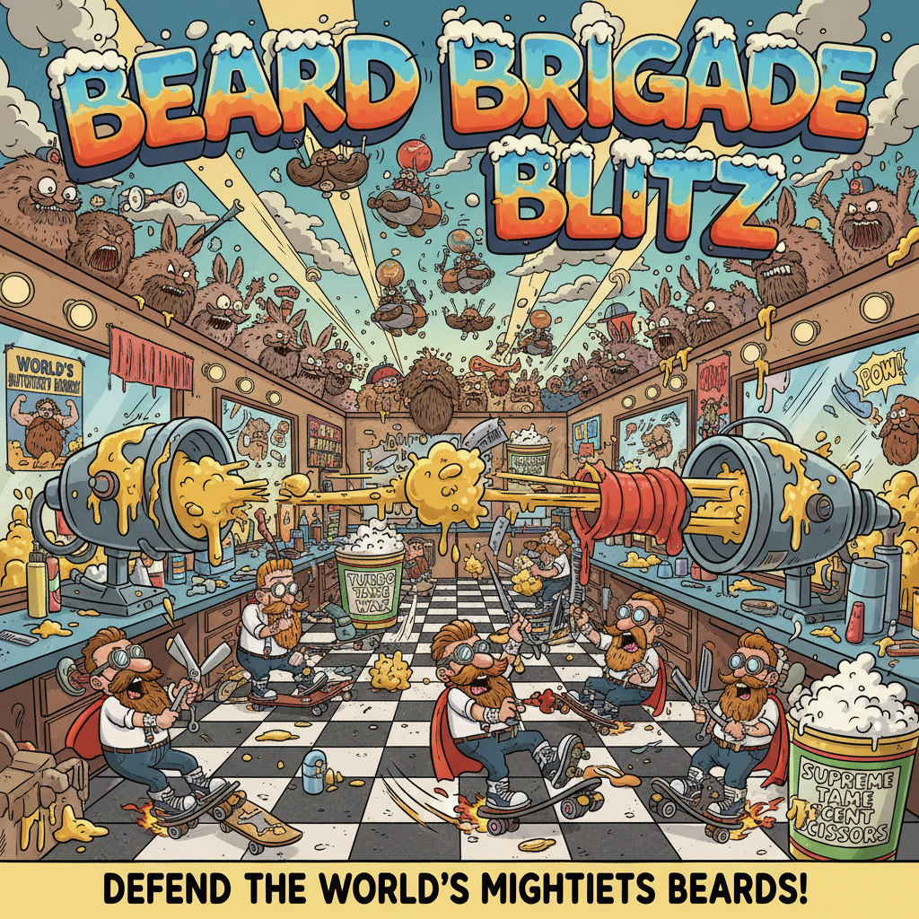 Beard Brigade Blitz - Jabali AI Poster
