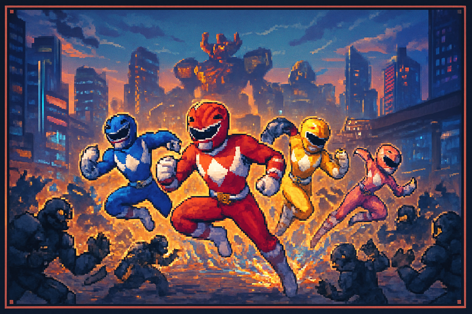 Power Rangers 2D - bitecs by Jabali AI