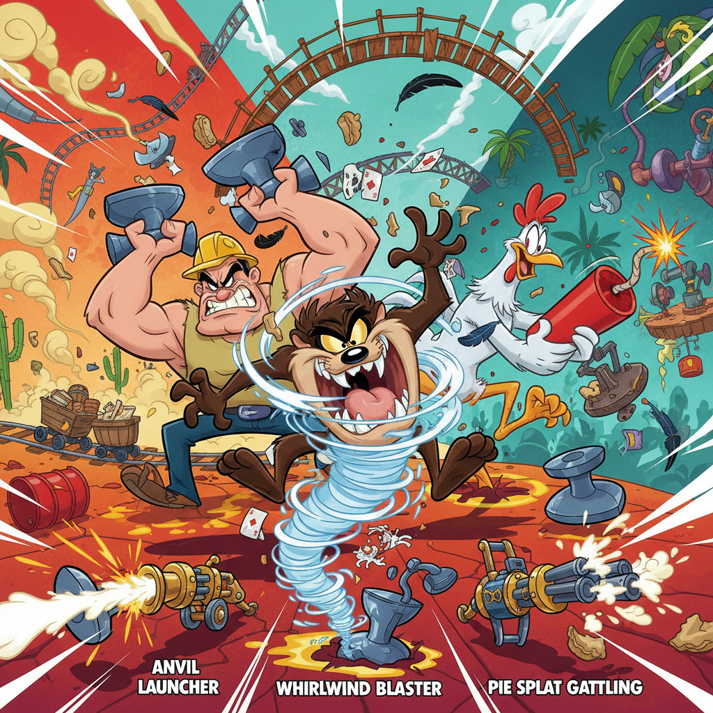 Toon Tornado Rumble - Jabali AI Poster