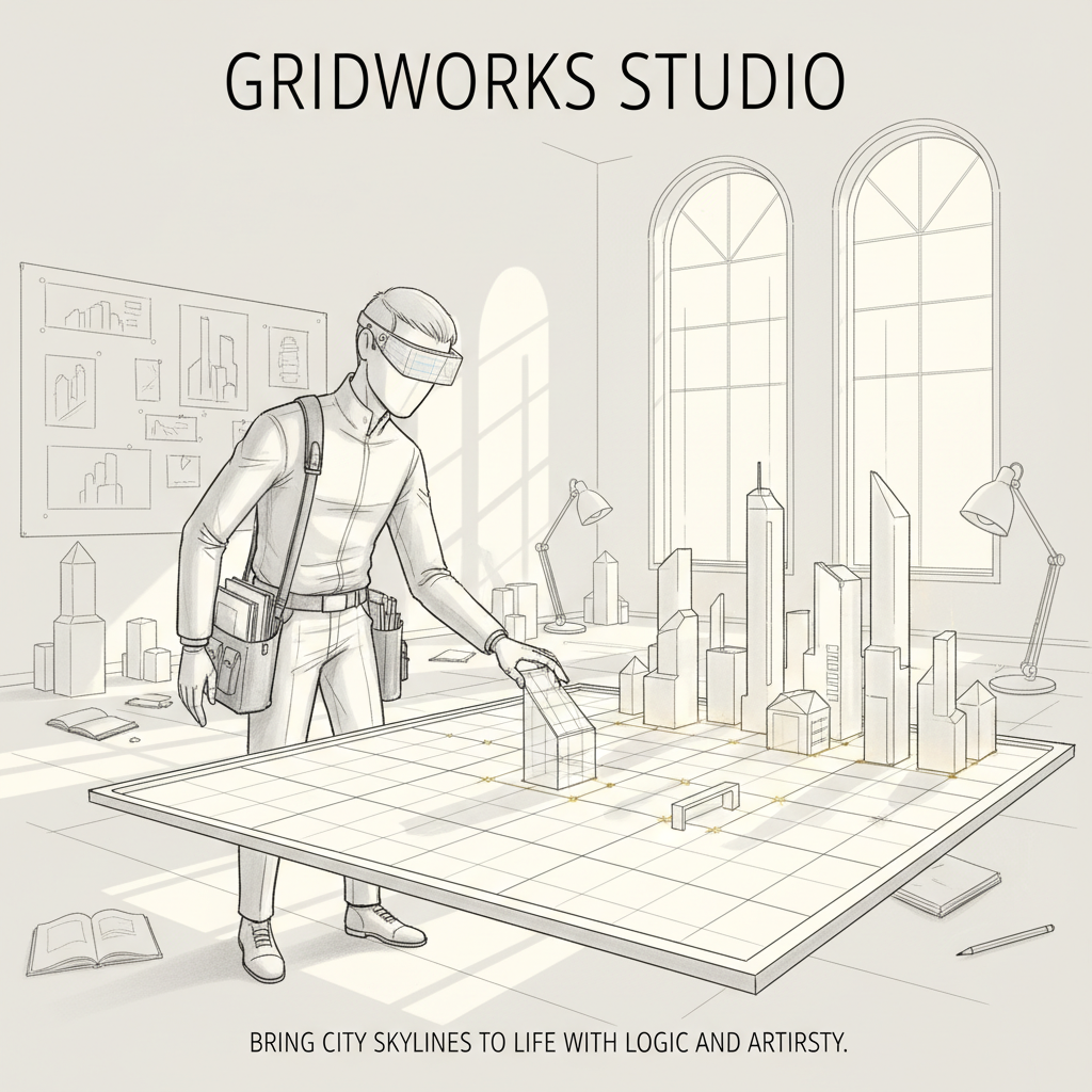 Gridworks Studio - Grid-Based Puzzle by Jabali AI