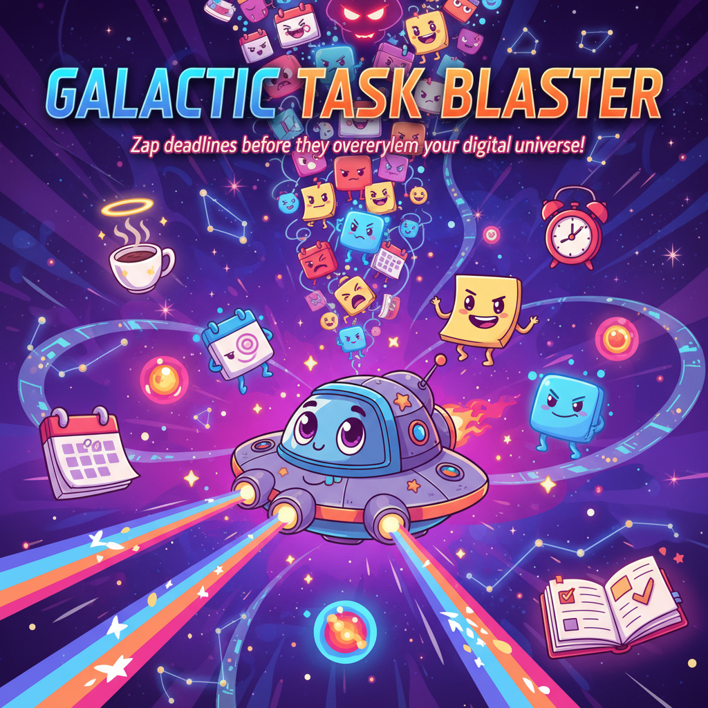 Galactic Task Blaster - Fixed Shooter Arcade by Jabali AI