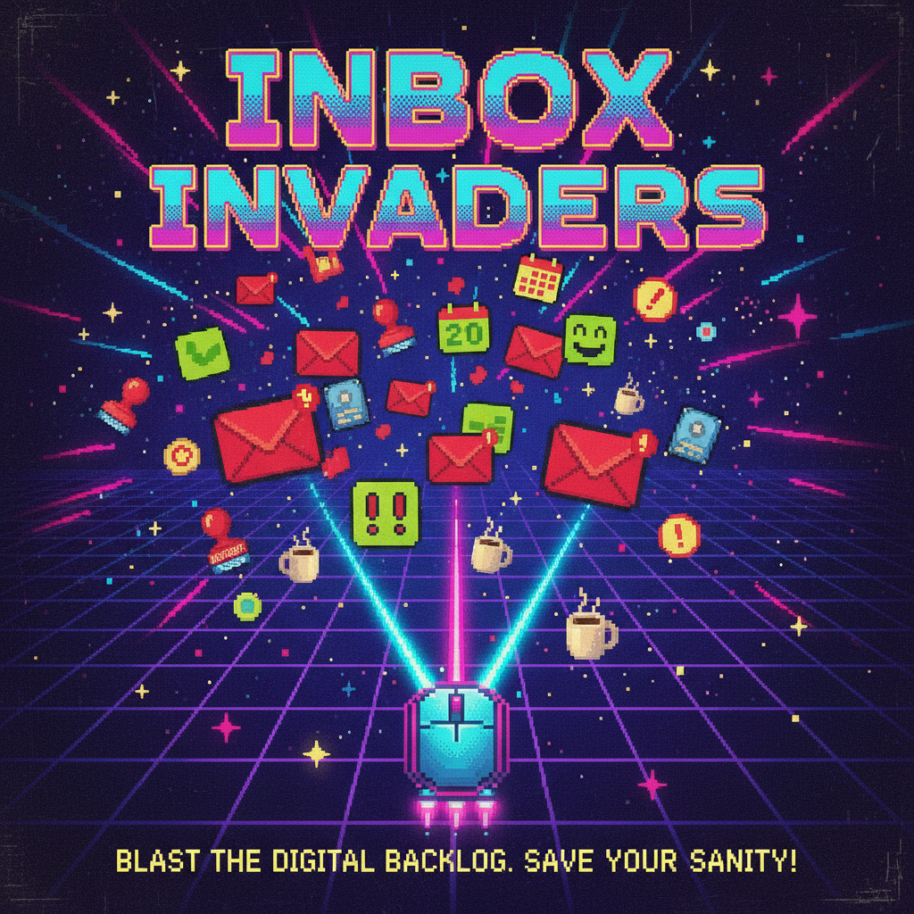 Inbox Invaders - Fixed Shooter Arcade by Jabali AI