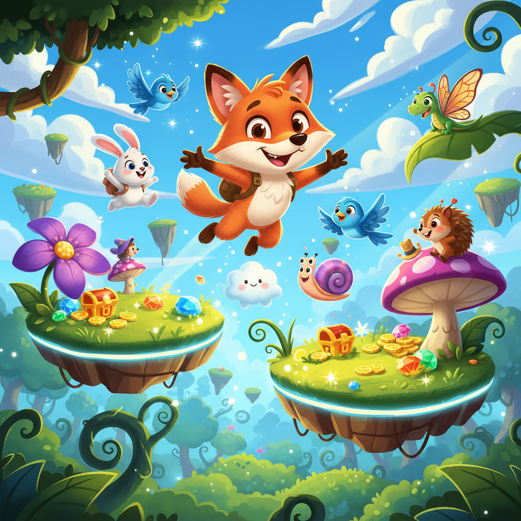 Skybound Sprout’s Adventure - Endless Tapping by Jabali AI