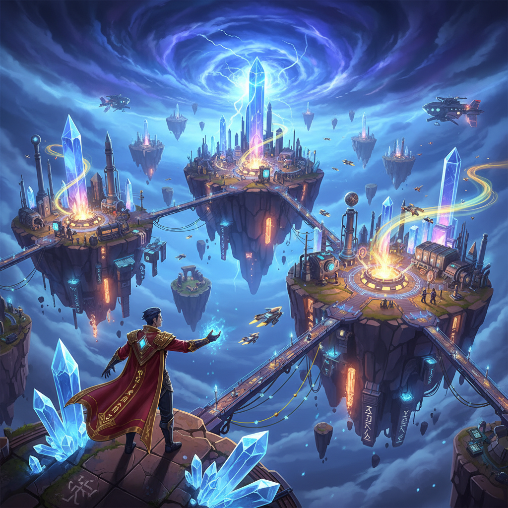 Aetherfall: Skyforge - 3D Open World by Jabali AI