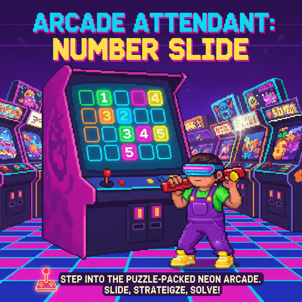 Arcade Slide Quest - Grid-Based Puzzle by Jabali AI