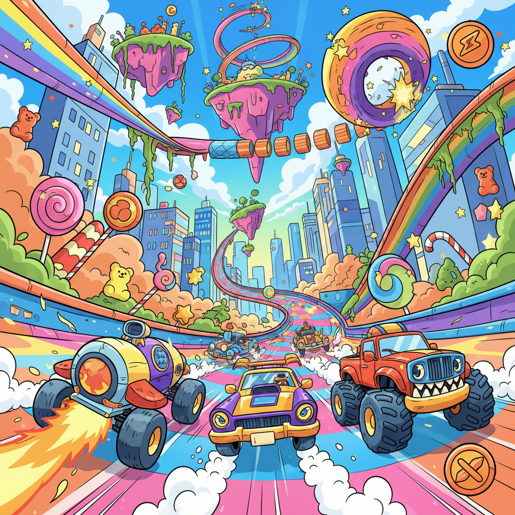Turbo Mayhem Racers - 3D Racing by Jabali AI