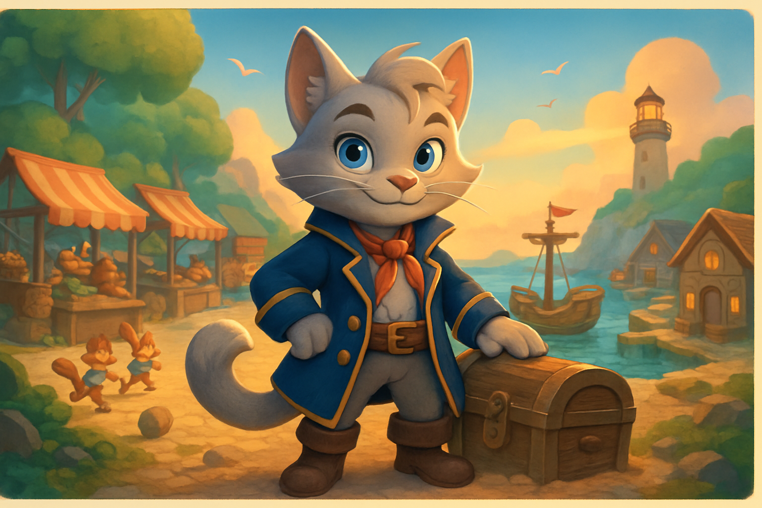Captain Tibbits - 3D Character Simulation by Jabali AI