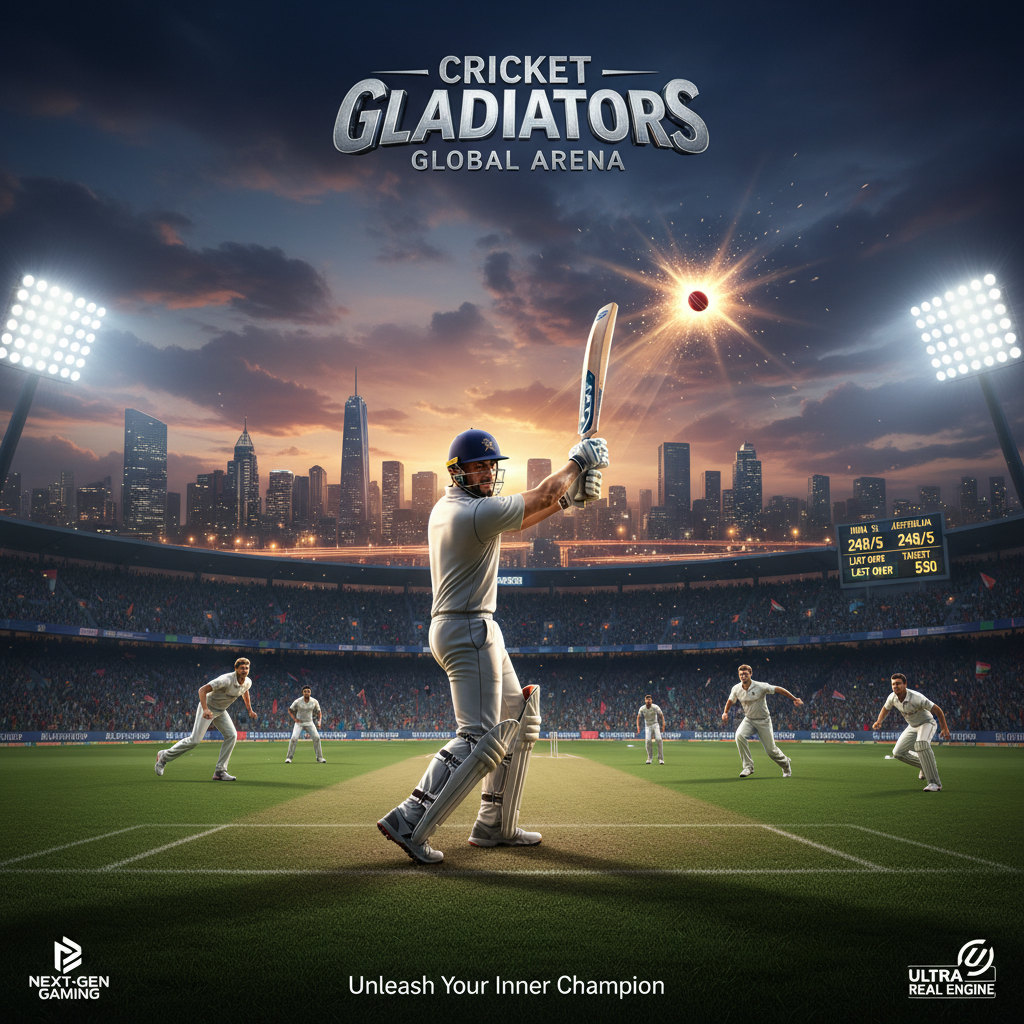 Cricket Arena Dominance - Jabali AI Poster
