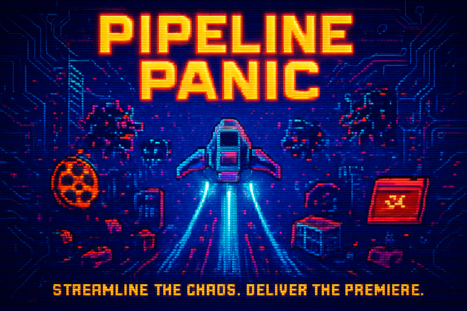 Pipeline Panic - Fixed Shooter Arcade by Jabali AI