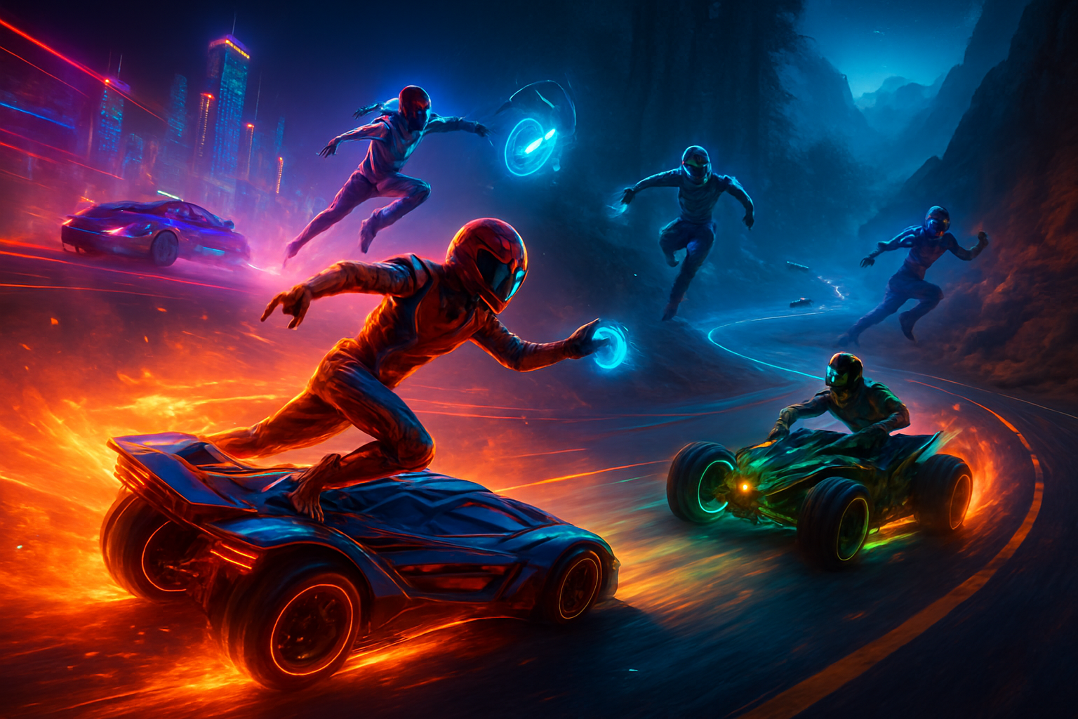 Neon Apex Rivals - 3D Racing by Jabali AI