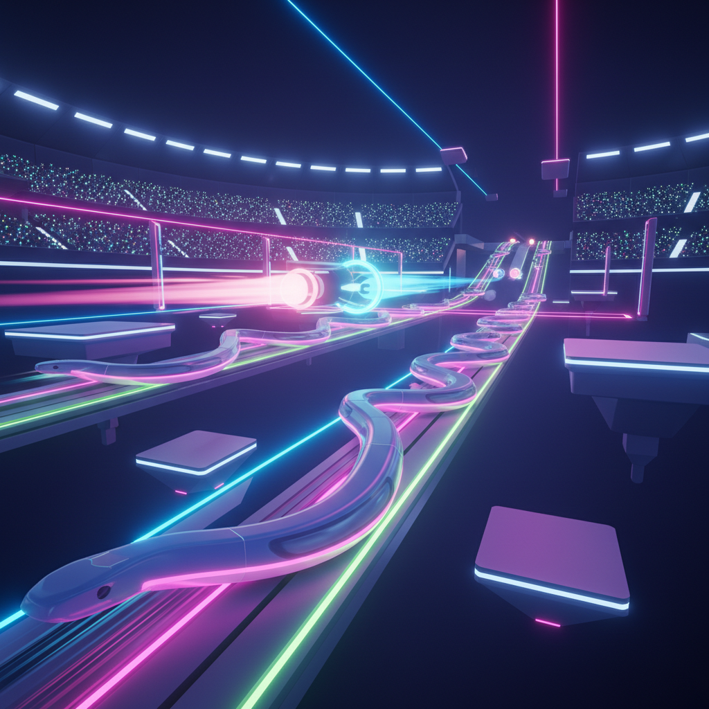 Neon Velocity: Arena Rivals - 3D Racing by Jabali AI