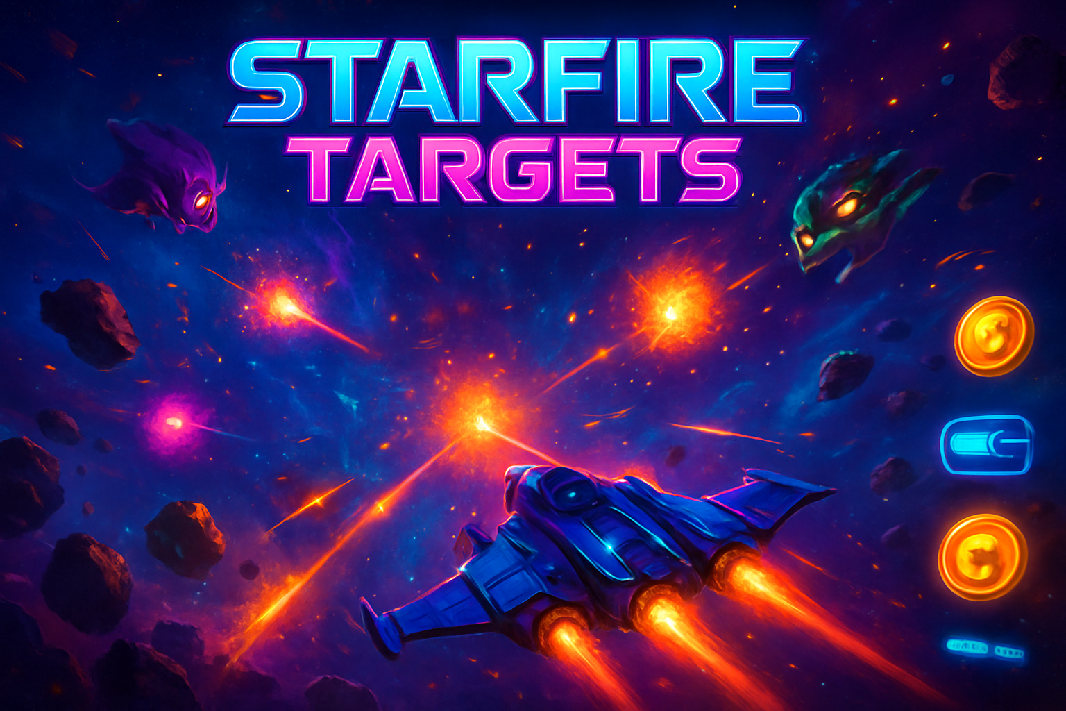 Starfire Targets - Fixed Shooter Arcade by Jabali AI