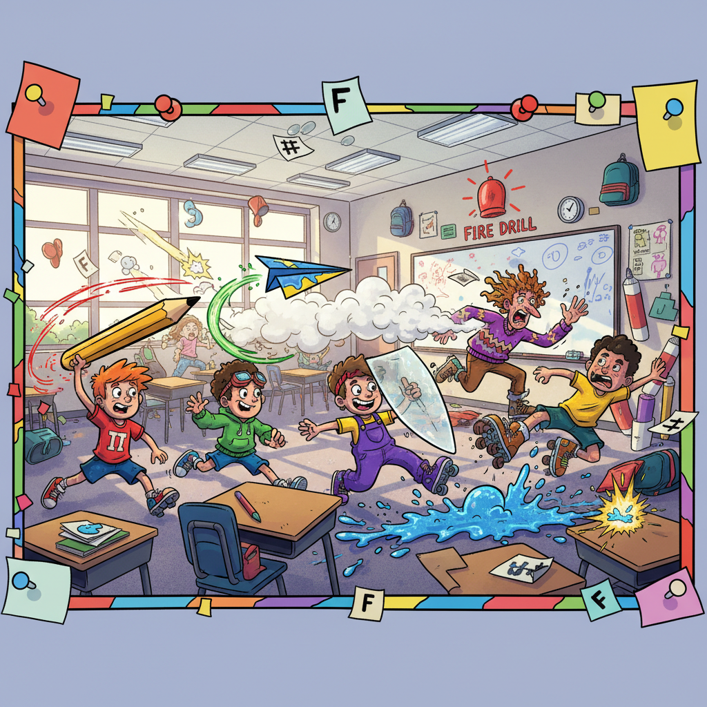 Classroom Warfare - create-from-scratch by Jabali AI