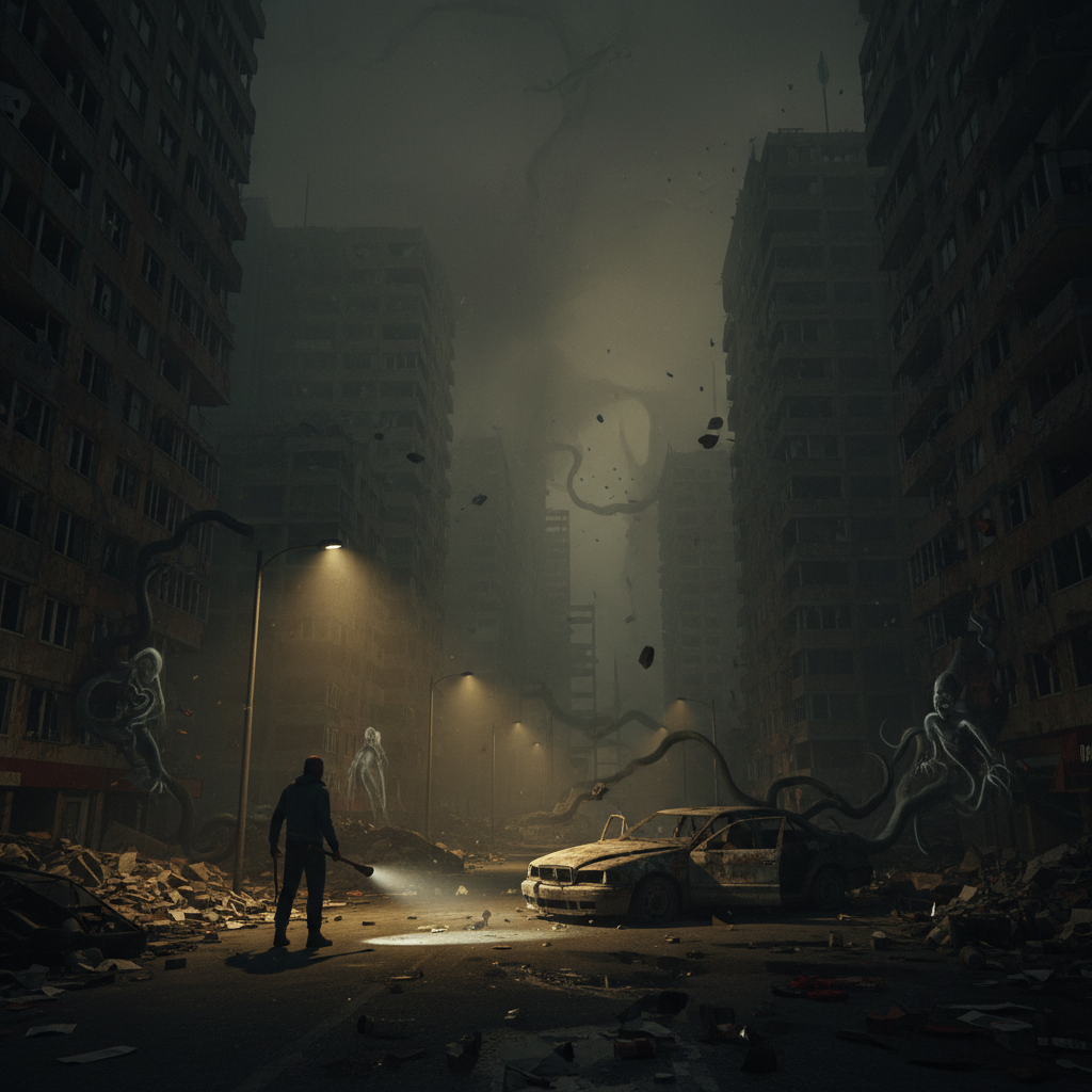 City of Pale Dread - Jabali AI Poster