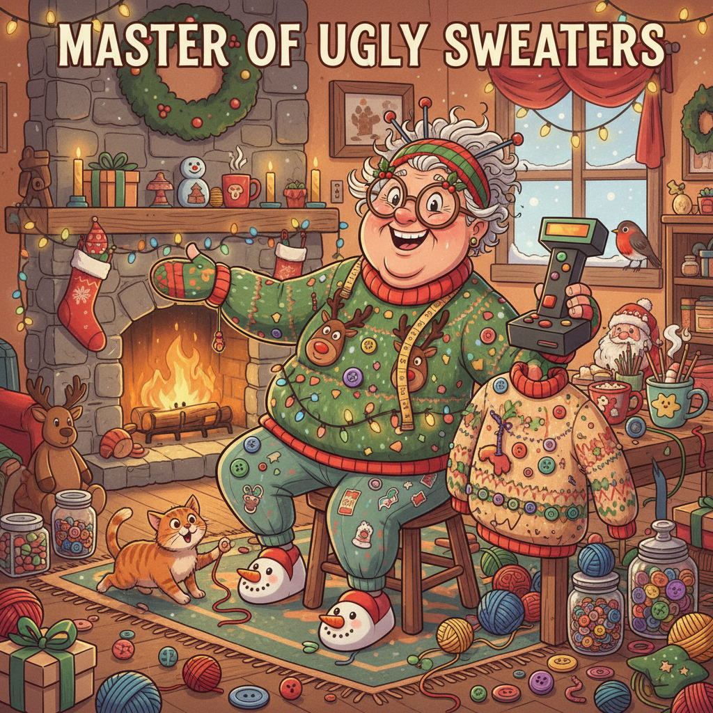 Sweater Smash Spectacle - Jabali AI Poster