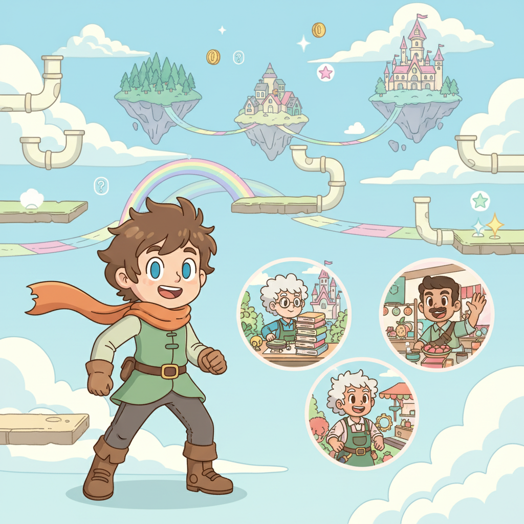 Pip's Skybound Quest - Adventure RPG by Jabali AI