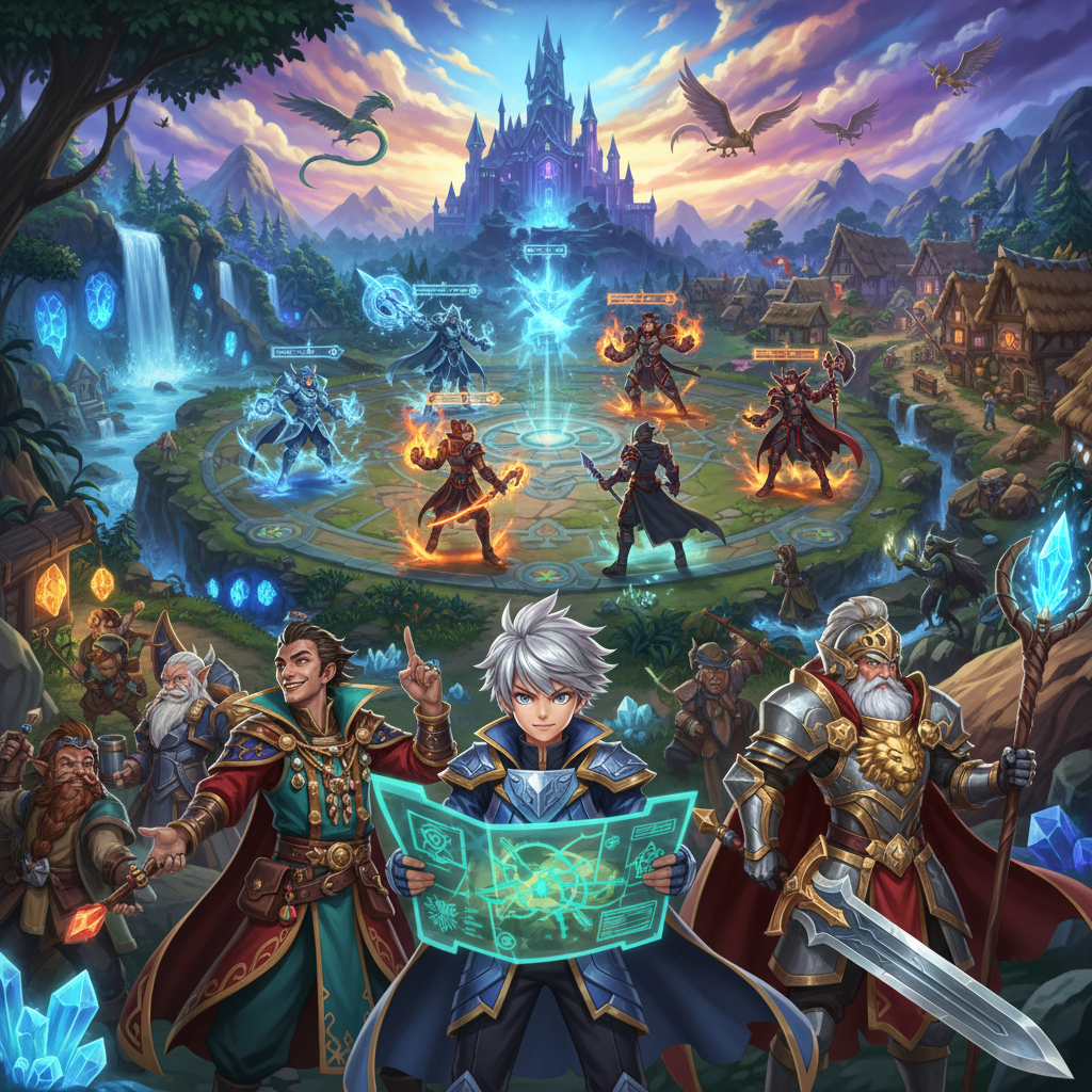 Arcane Arena Legends - Adventure RPG by Jabali AI