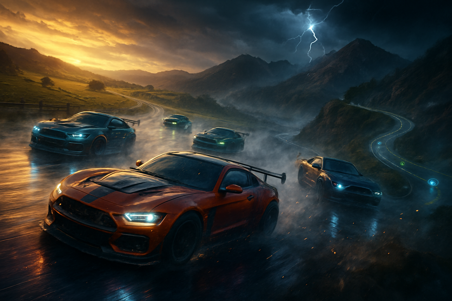 Apex Velocity: Streets of Survival - 3D Racing by Jabali AI