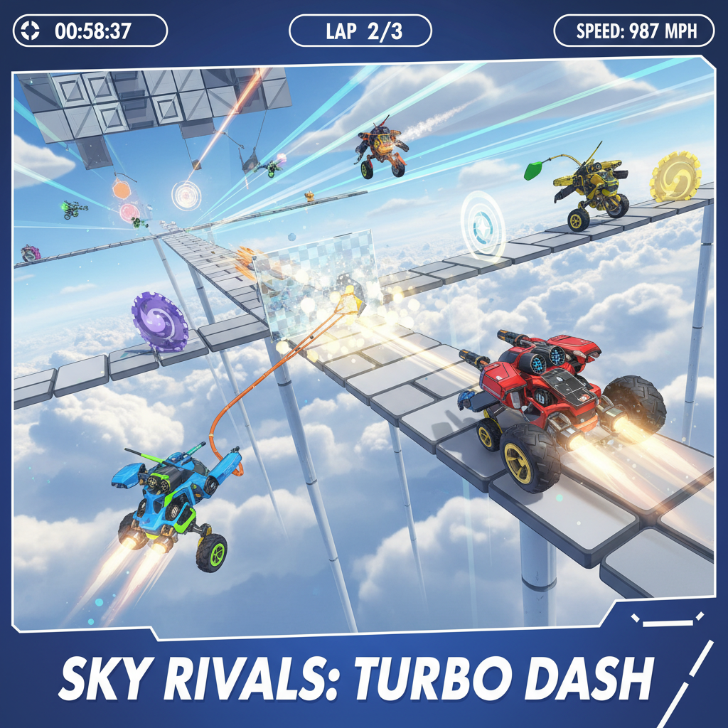 Mech Gauntlet: Sky Circuit - 3D Racing by Jabali AI