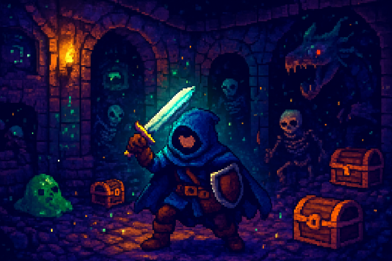 Dungeon Curse Quest - Dungeon Crawler RPG by Jabali AI