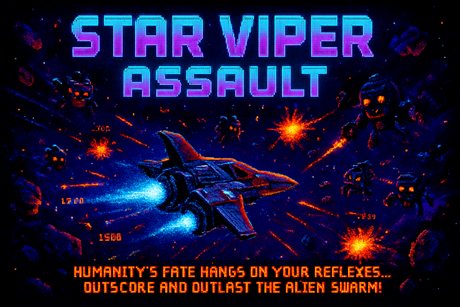 Star Viper Assault - Fixed Shooter Arcade by Jabali AI