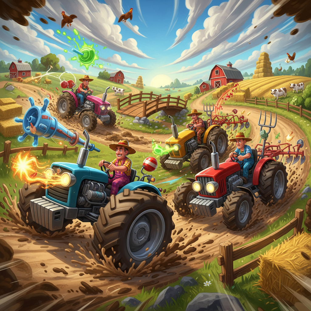 Tractor Tochan Turbo - 3D Racing by Jabali AI
