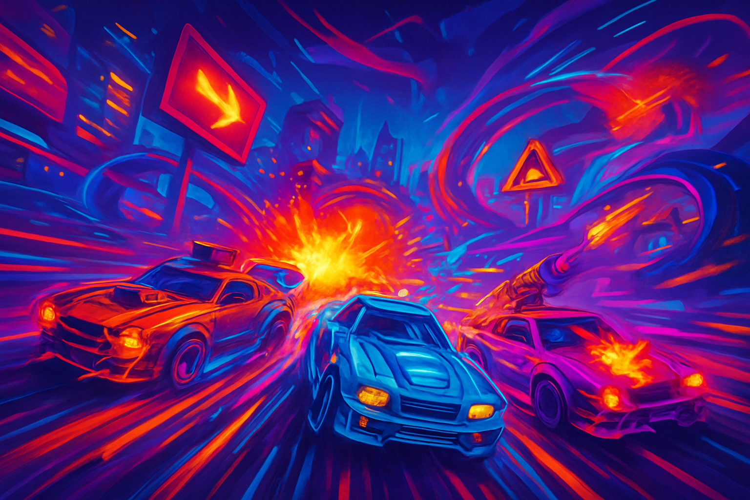 Neon Havoc Racer - 3D Racing by Jabali AI