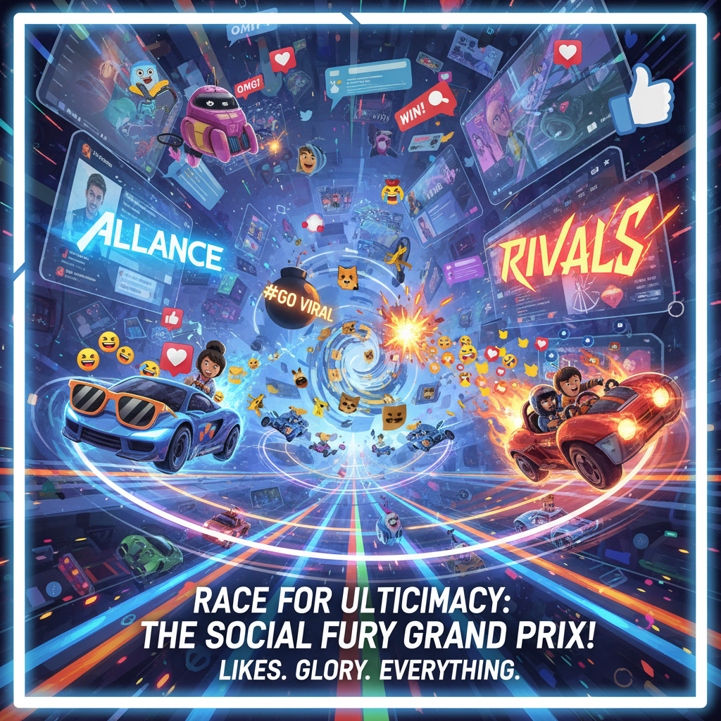 Viral Velocity: Meme Racers - 3D Racing by Jabali AI