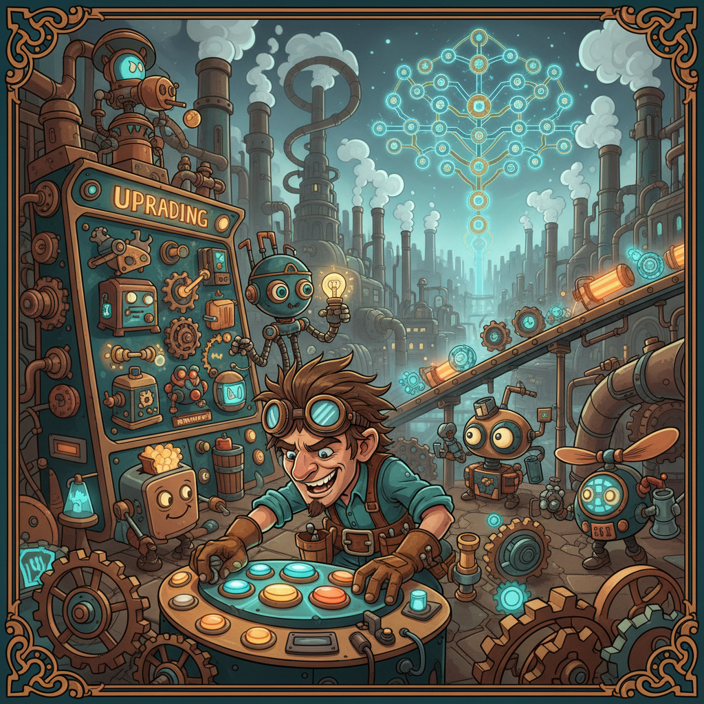 Steampunk Factory Frenzy - Idle RPG by Jabali AI