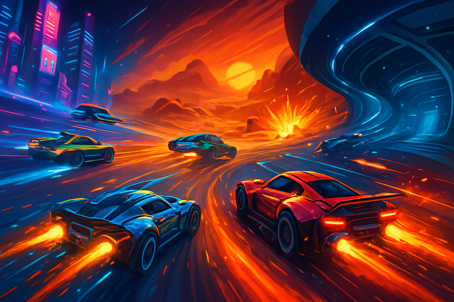 Velocity Overdrive - 3D Racing by Jabali AI