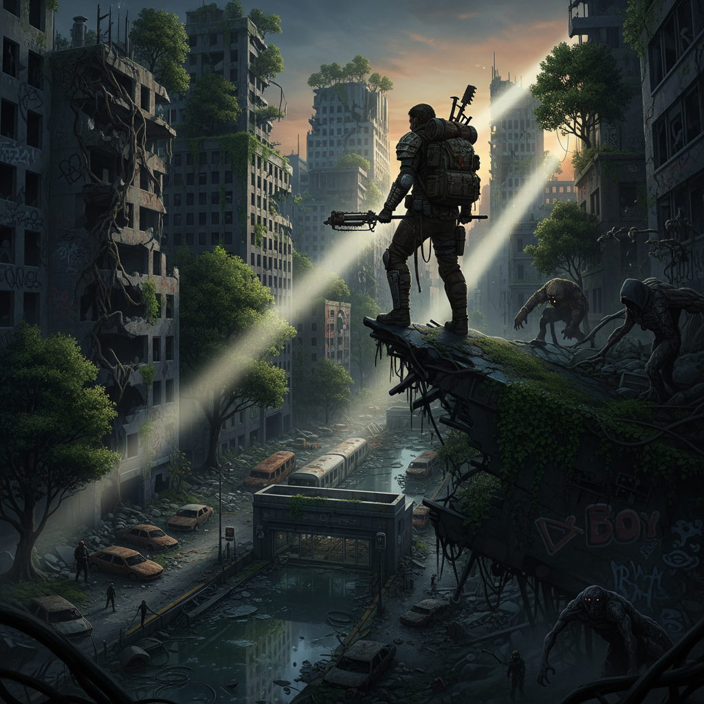 Ruines Urbaines - Jabali AI Poster