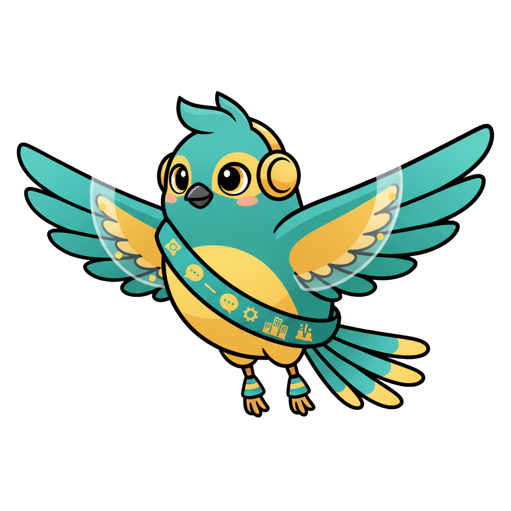 Flying Bird - Jabali AI Poster